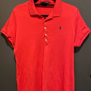 Red Ralph Lauren Polo Shirt Dress Sz XL